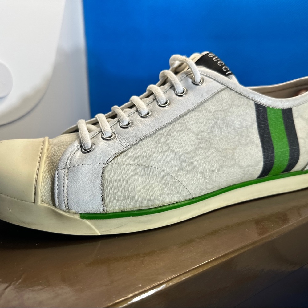 GUCCI Mens Low Tops Size 191397 10.5 G (US) 11.5 - Picture 8 of 15
